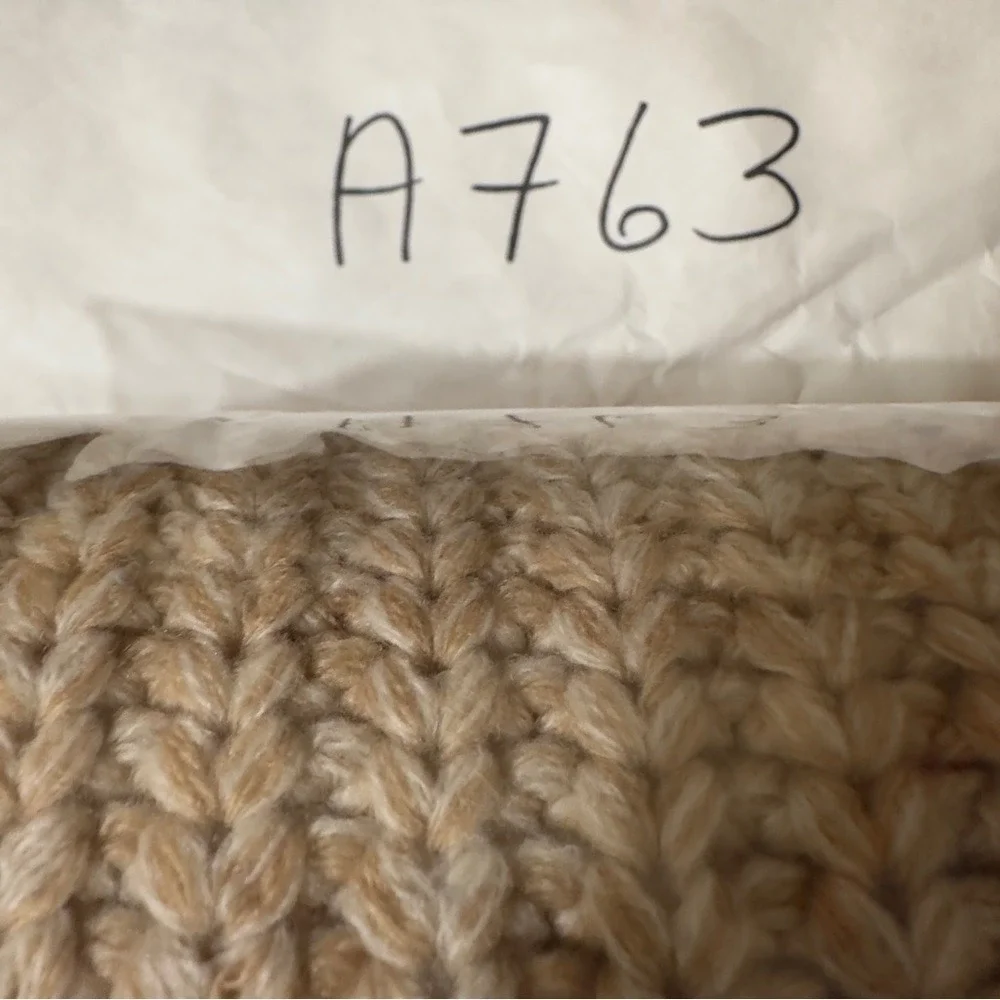 NEW J.Crew Womens Tan Marled Chunky Ribbed Knit Infinity Scarf One‎ Size